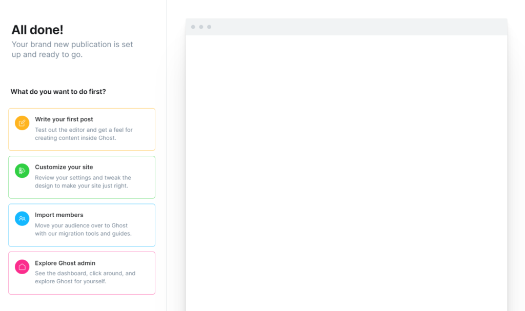 우분투 | EC2에 고스트(Ghost blog) 설치하기 (Nginx, Node, AWS, Route53) 11 image 144