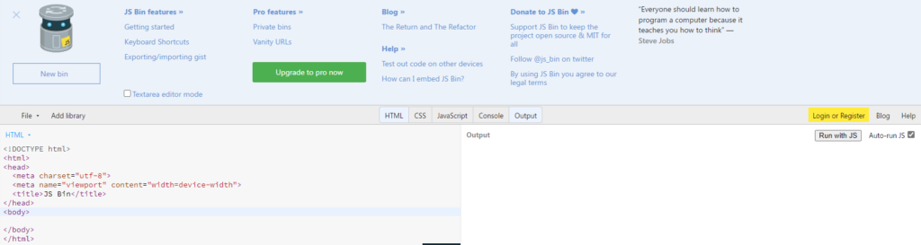 온라인 웹 코드 테스트 (JS, C#, Python, PHP) 1 image 137