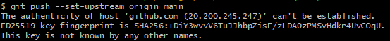 Git | SSH 키 등록방법, The authenticity of host 에러 1 image 51